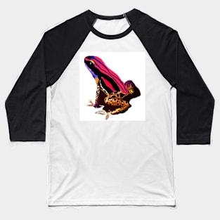 Colorful Frog Baseball T-Shirt